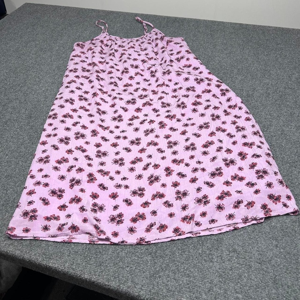 Dip pink lined floral sundress Size: Large